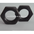 DIN 934 Negro Acero al carbono Hex Thin Nut